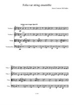 La Follia Variations for Strings